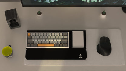 ErgoCombo Keyboard Stand with Wrist Rest - Deskello